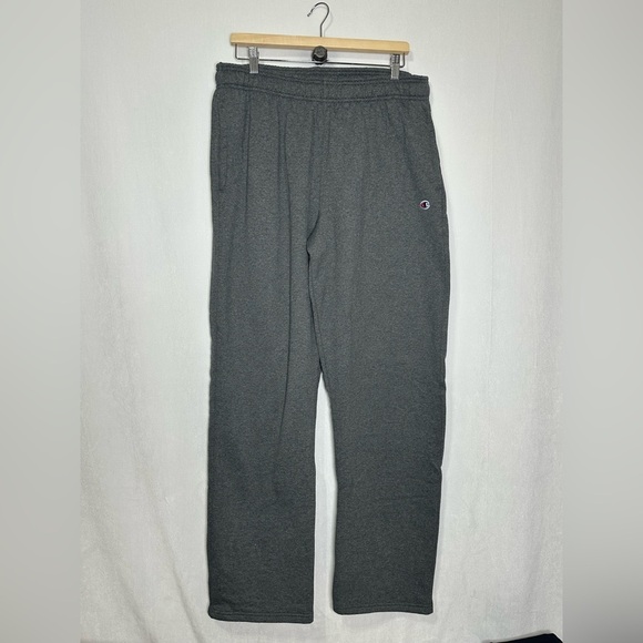 Champion Mens Athletic P0893 PowerBlend Open Bottom Fleece Pant - XL - Picture 2 of 6